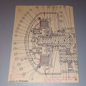 Ultra RARE 1953 Stamped Approved W. J. Harley, Motorcycle Paper, Harley Davidson